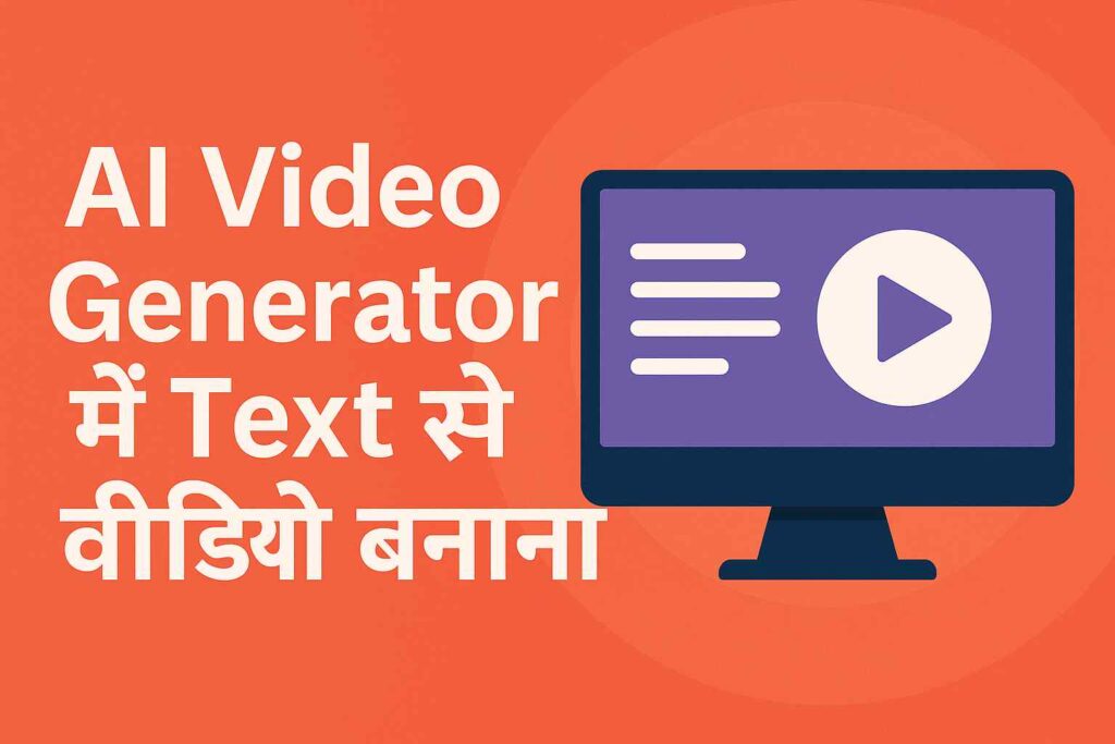 AI video generator tools 2025 – हिंदी में टेक्स्ट से वीडियो बनाने वाले टूल्स का थंबनेल