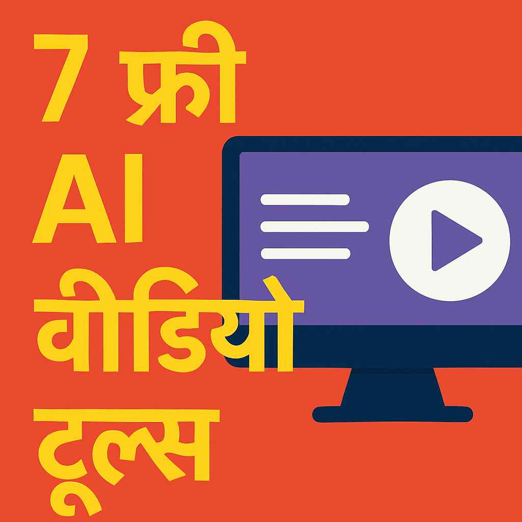 2025 के टॉप 7 फ्री AI वीडियो टूल्स | बिना कैमरा-एडिटिंग, वीडियो बनाएं! 7 7 फ्री AI वीडियो टूल्स