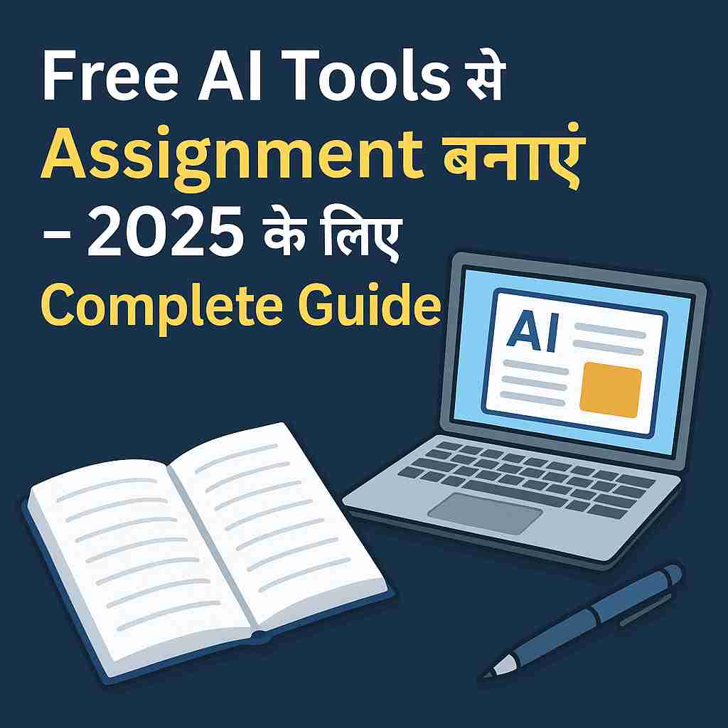 Free AI Tools से Assignment बनाना हिंदी Guide