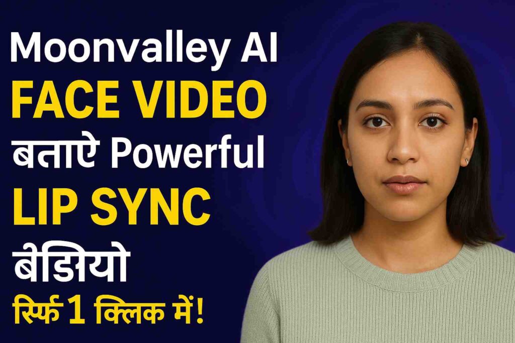 Moonvalley AI Face Video Lip Sync Tutorial in Hindi